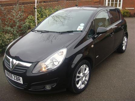 Vauxhall Corsa Black Alloys. VAUXHALL CORSA, 1300cc, Black,