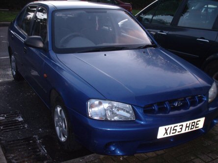 Used Hyundai Accent Hyundai Accent GSi Coupe 2000(X) in BLUE and mileage of