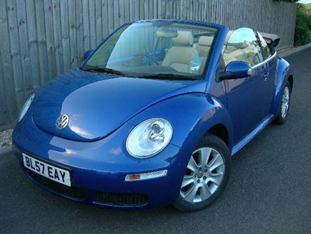 Used Volkswagen Beetle 2007 20200 miles 2 Door Convertible Blue Petrol