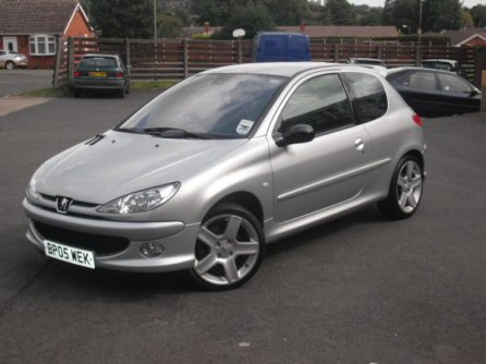 Used Peugeot 206 GTi 180 2005/05 2000cc SILVER Cabriolet Three Door