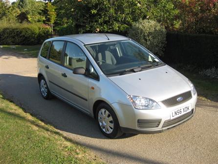 Ford Focus C-MAX LX 1.8 Petrol MPV 2006(56) in Moondust Silver and mileage 