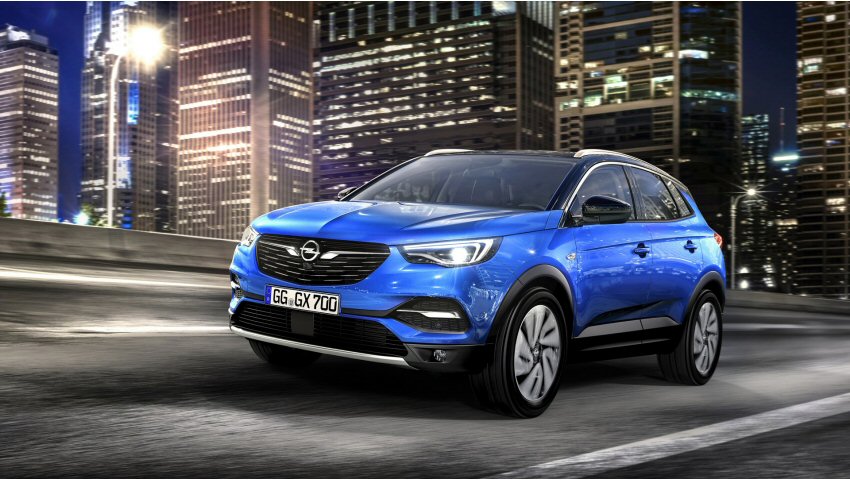 The Vauxhall Grandland X                                                                                                                                                                                                                                  